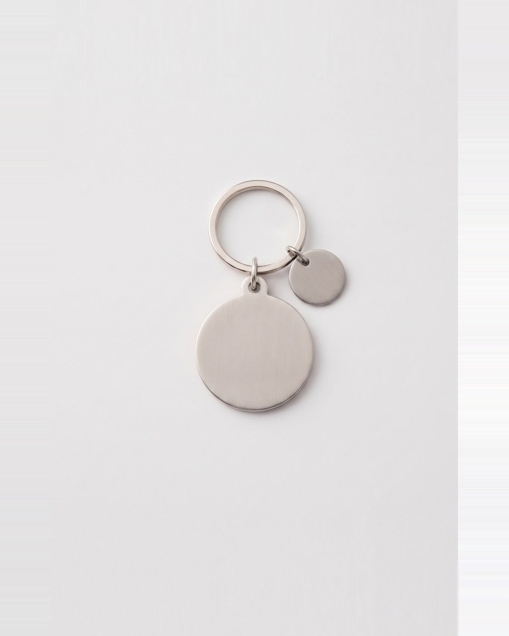 Compass Keychain in Navy — back