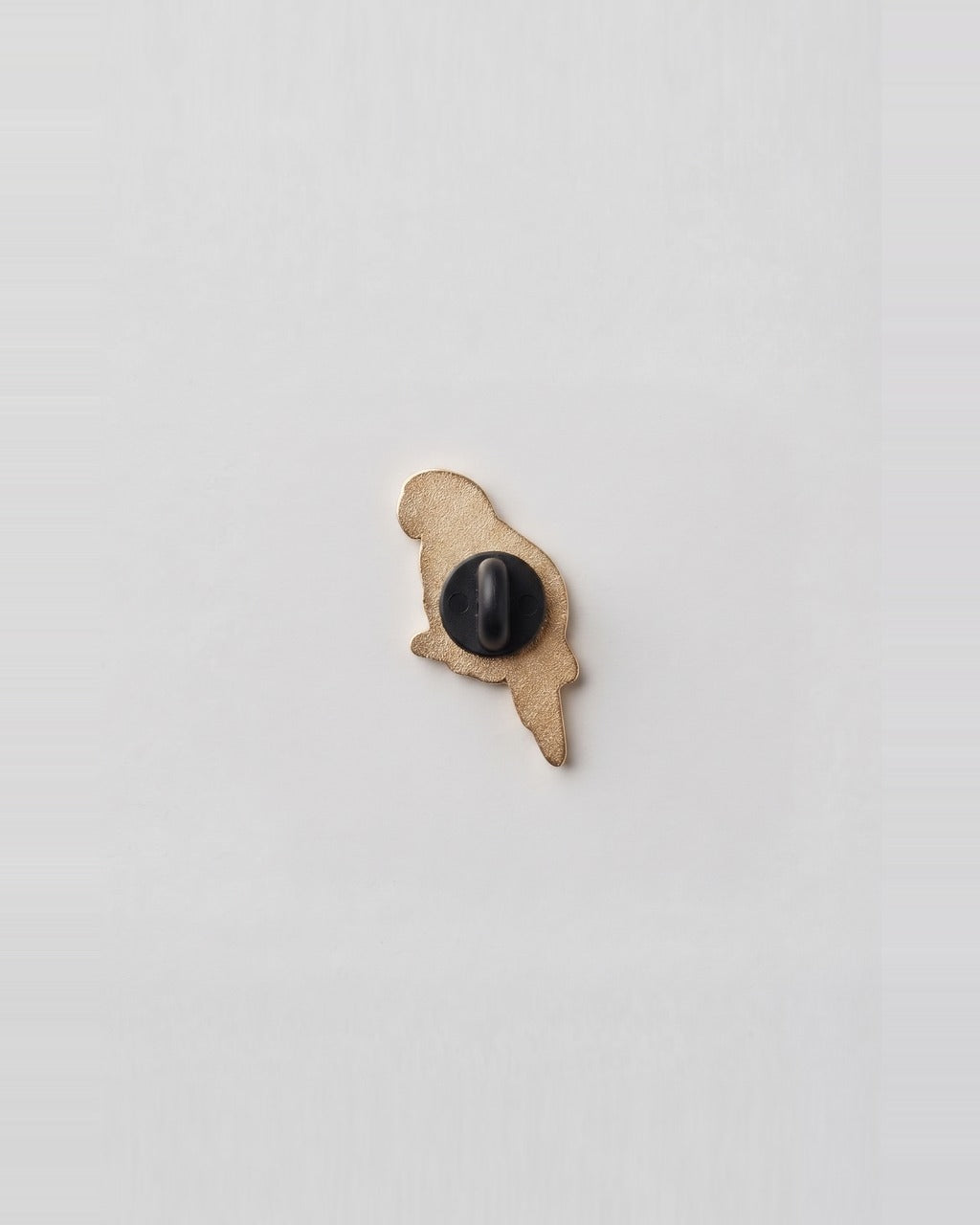 Parrot Pin in Black — back