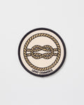 Rope Knot Patch in Sail Canvas — front