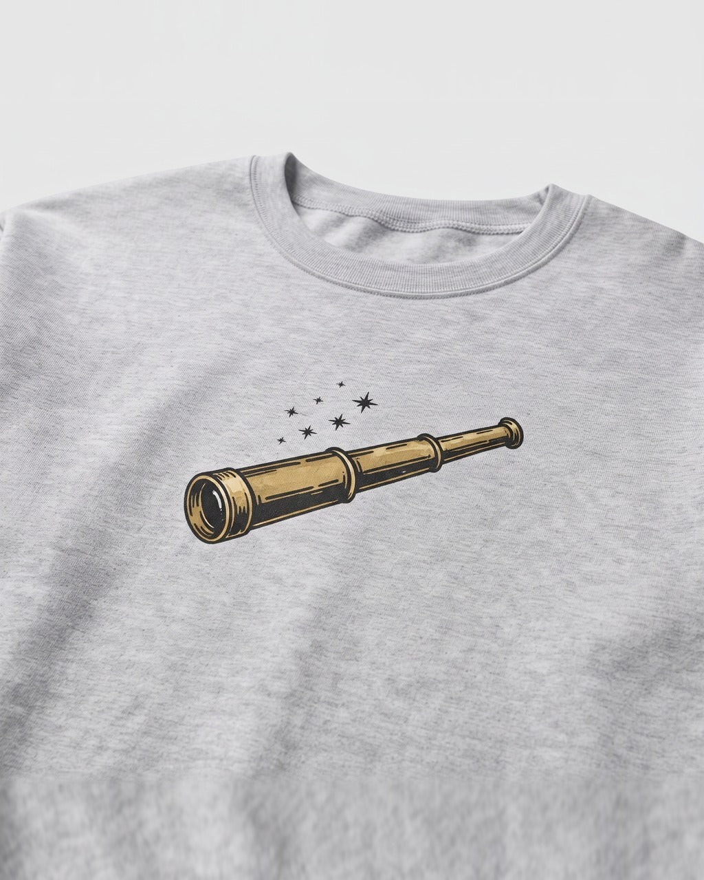 Spyglass Sweatshirt in Heather Grey — detail
