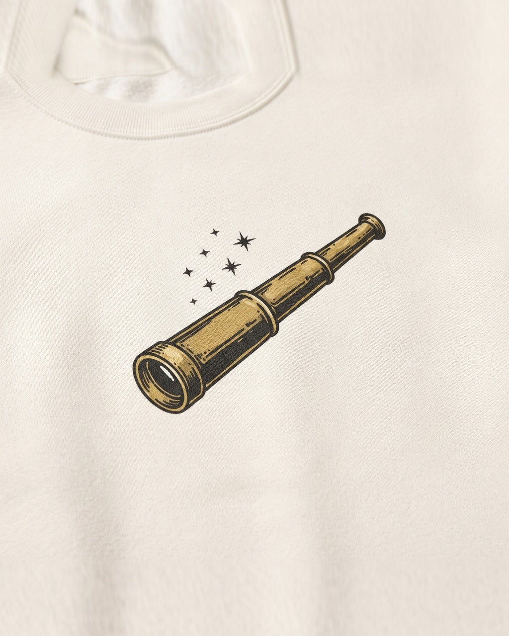 Spyglass Sweatshirt in Sail Canvas — detail