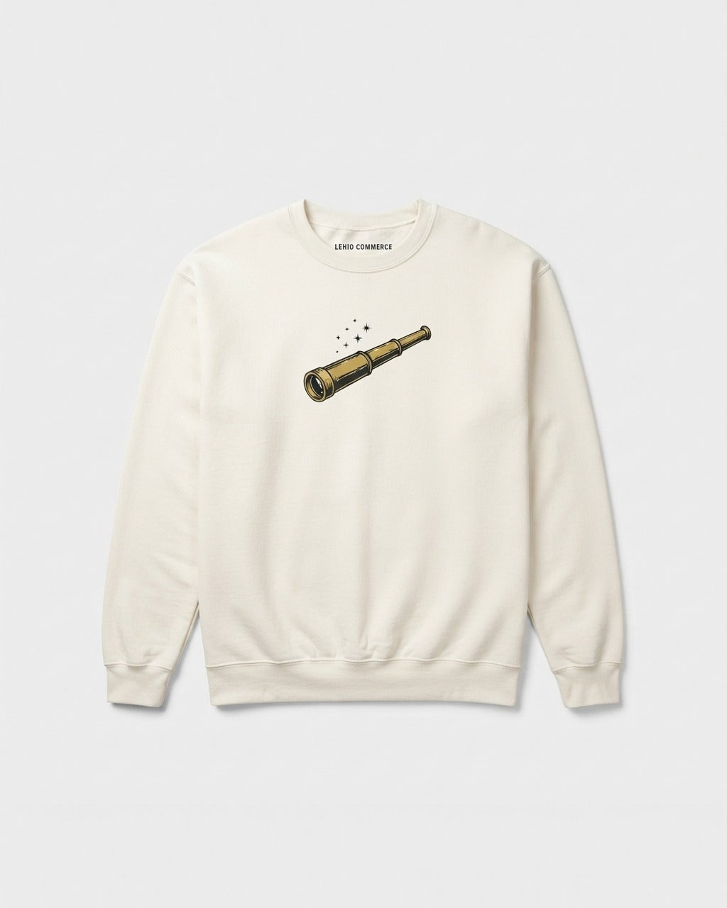 Spyglass Sweatshirt in Sail Canvas — front