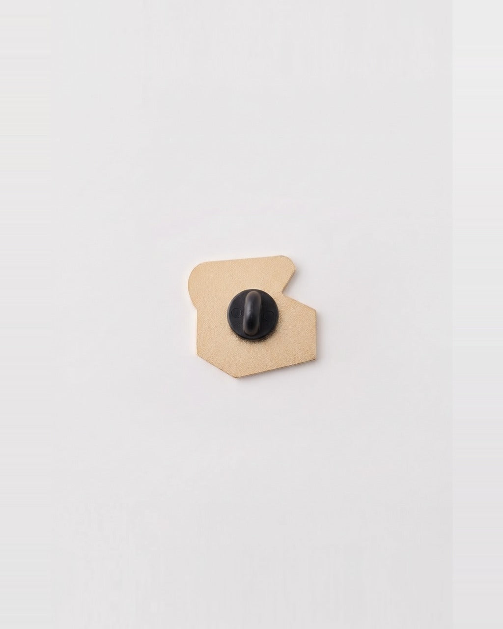 Treasure Chest Pin in White — back